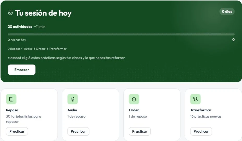 Práctica de estudiante creada a partir del contenido de clase.